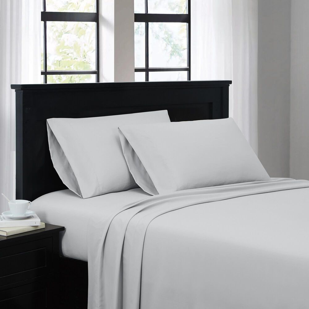 Pem America Everyday 4-Piece Queen Sheet Set in Light Grey, , large