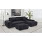 37B Octavia 2-Piece Stationary Right Facing Sectional with Chaise in Black, , large