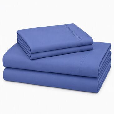 DreamFit DreamCool Degree 4 4-Piece Egyptian Cotton Full XL Sheet Set in Blue, , large