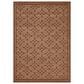 Chris Loves Julia x Loloi Judy 3"6" x 5"6" Natural and Spice Area Rug, , large