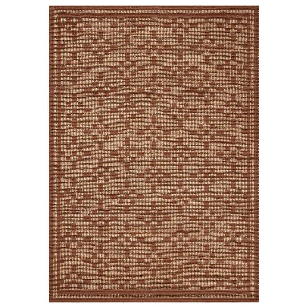 Chris Loves Julia x Loloi Judy 3"6" x 5"6" Natural and Spice Area Rug, , large