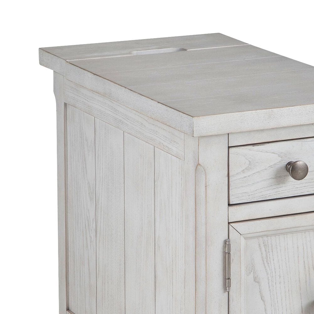 Ashley Robbinsdale Chairside End Table in Antique White, , large