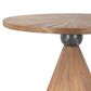 Home Trends & Design Eiffel 54" Round Dining Table in Teak - Table Only, , large