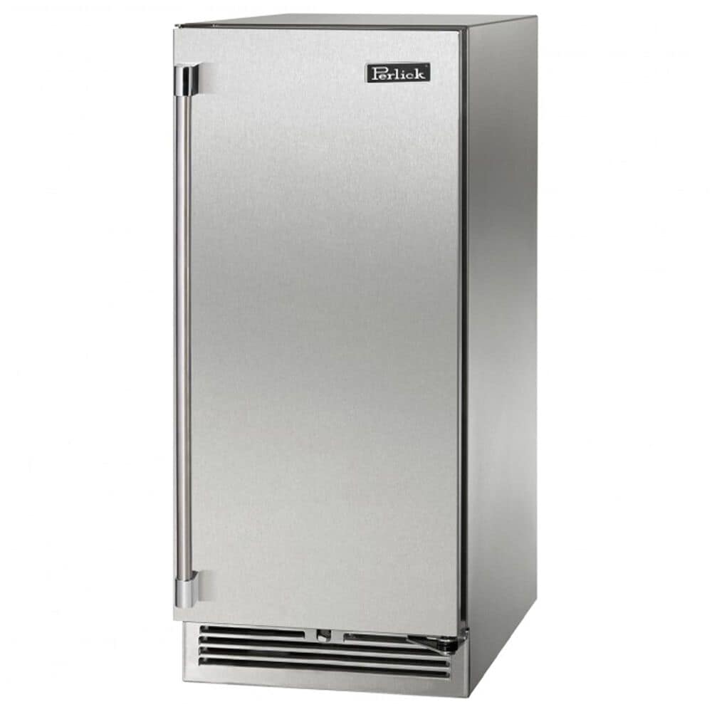 Perlick 2.8 Cu. Ft. Outdoor Signature Series Beverage Center with Right Hinge and Solid Door in Stainless Steel, , large