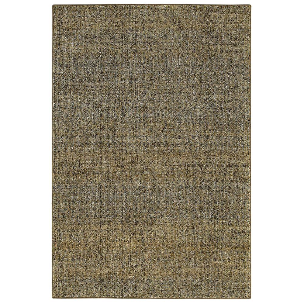Oriental Weavers Atlas 8048P 10" x 13"2" Green and Gold Area Rug, , large