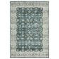 Oriental Weavers Sumter 7"10" x 10" Teal and Ivory Area Rug, , large
