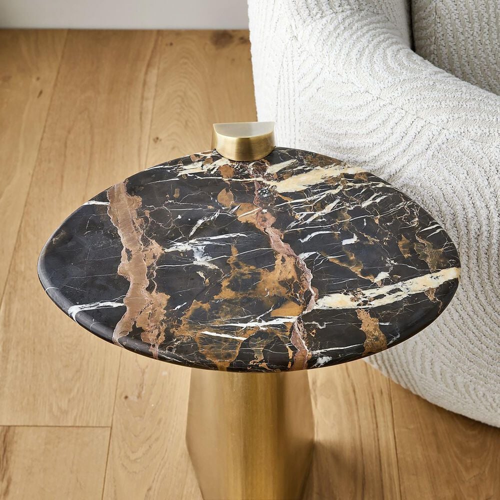 Uttermost Strum Accent Table in Antique Brass, , large