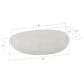 Phillips Collection River Stone Small Patio Coffee Table in Roman Stone, , large