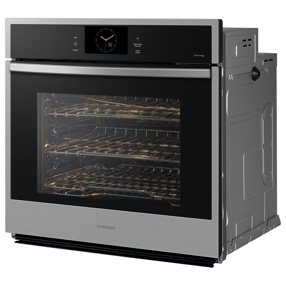 Samsung 30&quot; Smart Single Wall Oven With Steam Cook in Stainless Steel, , large