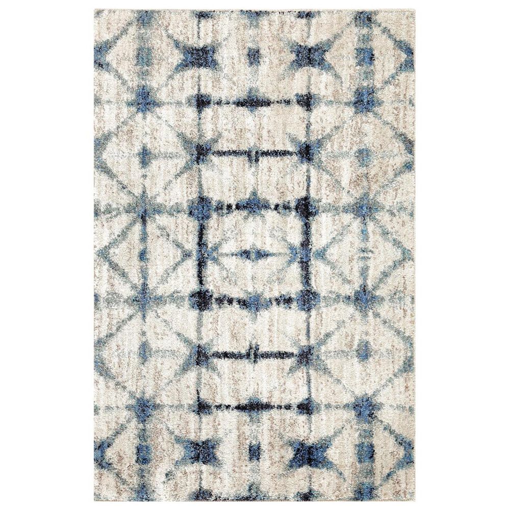 Scott Living Expressions Triangle 91669-70003 9"6" x 12"11" Beige Area Rug, , large