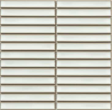 Emser Souvenir Gloss 1" x 6" on 12" x 12" Porcelain Mosaic Sheet, , large