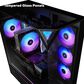 iBUYPOWER Element Gaming Desktop PC | AMD Ryzen 7 9850X3D - 32GB RAM - AMD Radeon RX 9070XT Graphics - 1TB SSD in Black, , large