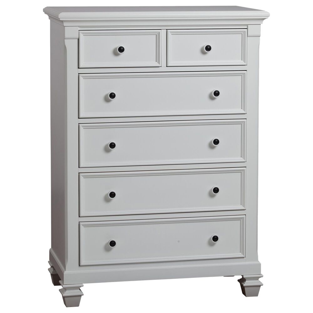 Baby Cache Glendale 6-Drawer Chest in Pure White, , large