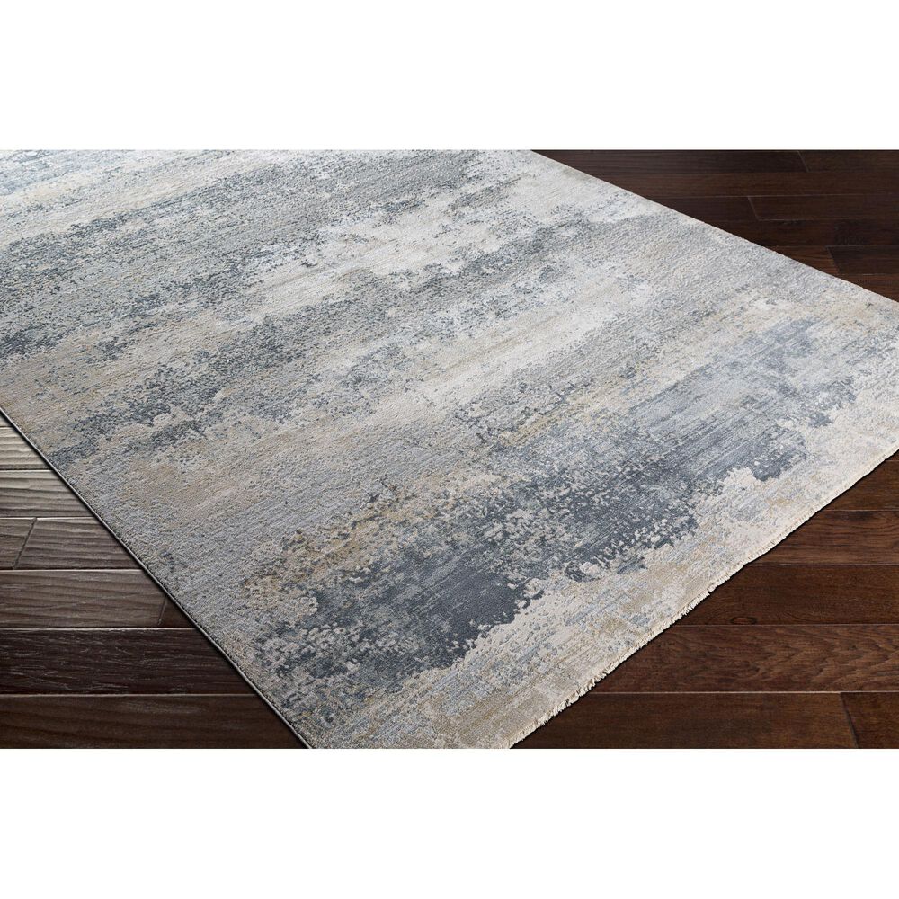 Surya Brunswick 6&#39;7&quot; x 9&#39;6&quot; Sage, Gray, White and Blue Area Rug, , large