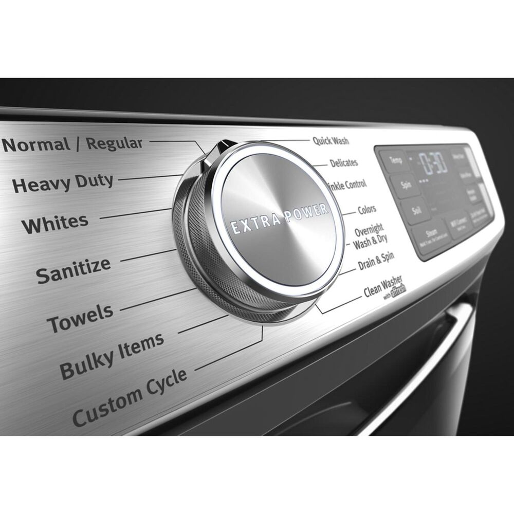 Maytag 5.0 Cu. Ft. Front Load Washer with Steam in White, , large