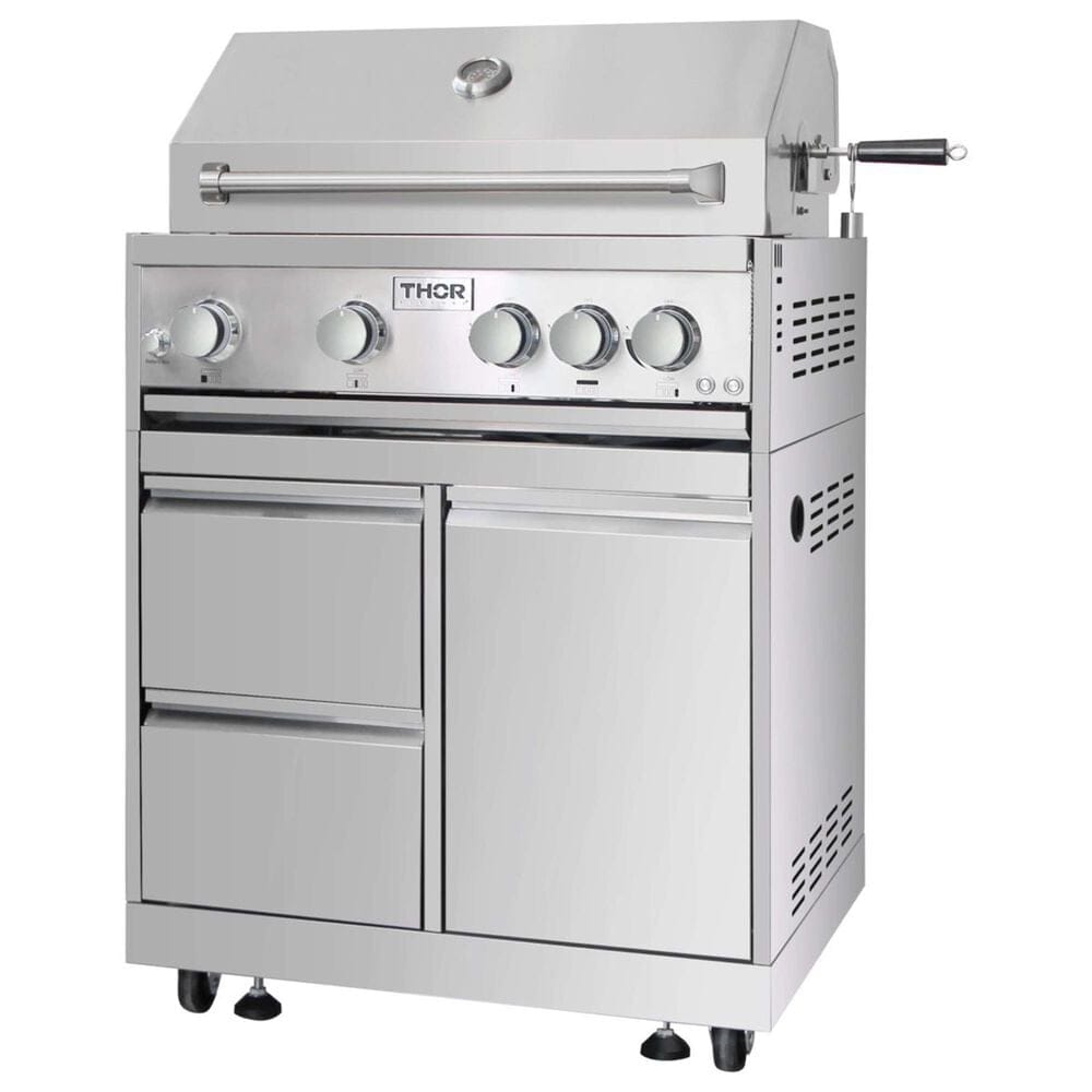 Gray BBQ Grill Stainless Steel Outdoor Kitchen Cabinet – G40004