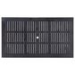 Hearth and Haven Outdoor Rectangular Dining Table in Dark Grey - Table Only, , large