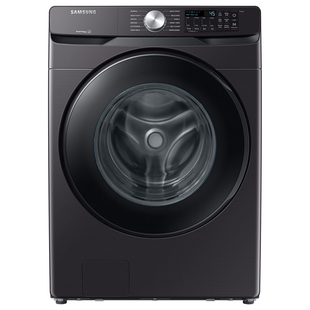 Samsung 5.1 Cu. Ft. Front Load Washer with Vibration Reduction Technology in Brushed Black, , large
