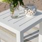 Linon Home Decor Claiborne Square Side Table in White, , large