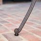 Hearth and Haven Patio Bar Table with Lattice Top and Umbrella Holder in Bronze, , large