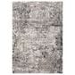 Surya Tuscany TUS-2311 2" x 3" Gray, Charcoal, Black and Ivory Area Rug, , large