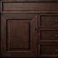 James Martin Vanities Brookfield 60" Double Bathroom Vanity in Burnished Mahogany with 3 cm Lime Delight Quartz Top and Rectangular Sinks, , large