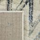 Kas Oriental Rugs Heritage Chevron 2"2" x 7"11" Ivory and Blue Runner, , large
