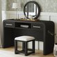 Mayberry Hill Ridgemont Vanity Set in Black, , large