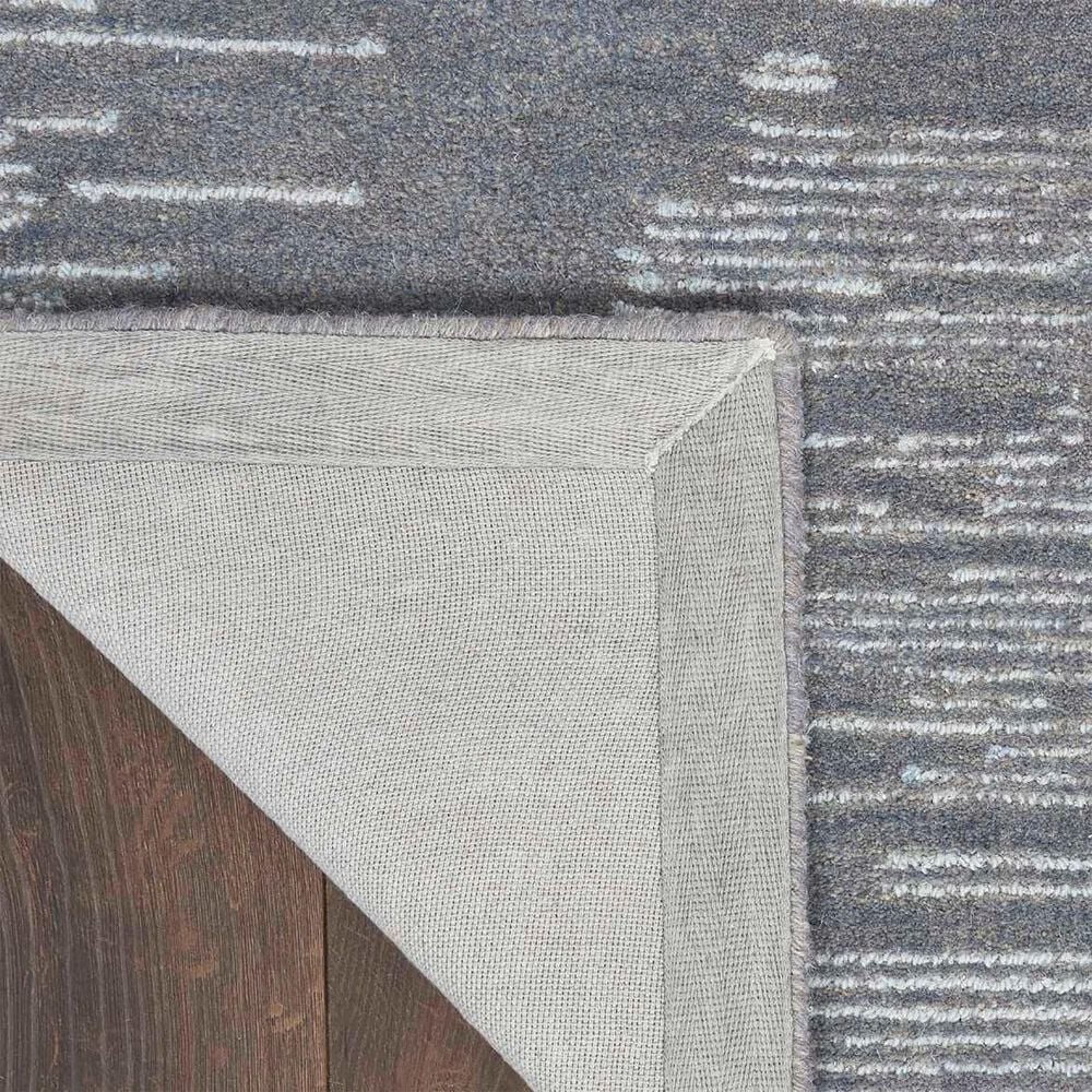 Nourison Ma30 Star Abstract 2&#39;3&quot; x 8&#39; Blue Runner, , large