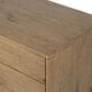 Four Hands Eaton 3-Drawer Large Nightstand in Amber Oak and Dark Gunmetal, , large