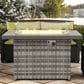 Furniture of America Wies Fire Pit Table in Gray, , large