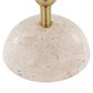LumiSource Malibu Table Lamp with Off-White Shade in Gold (Set of 2), , large