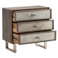 Crestview Collection Theodore 3-Drawer Chest in Grey, , large