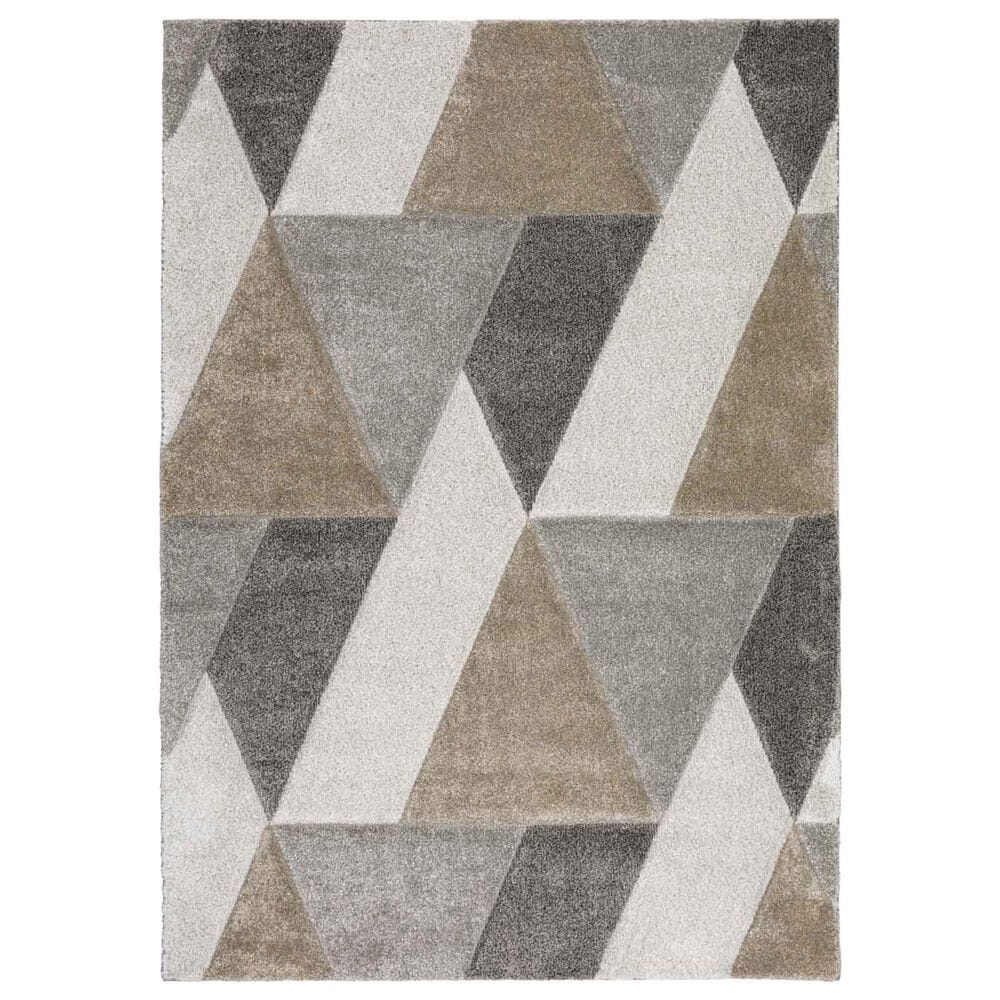 Dalyn Rug Company Carmona 3"1" x 5" Pewter Area Rug, , large