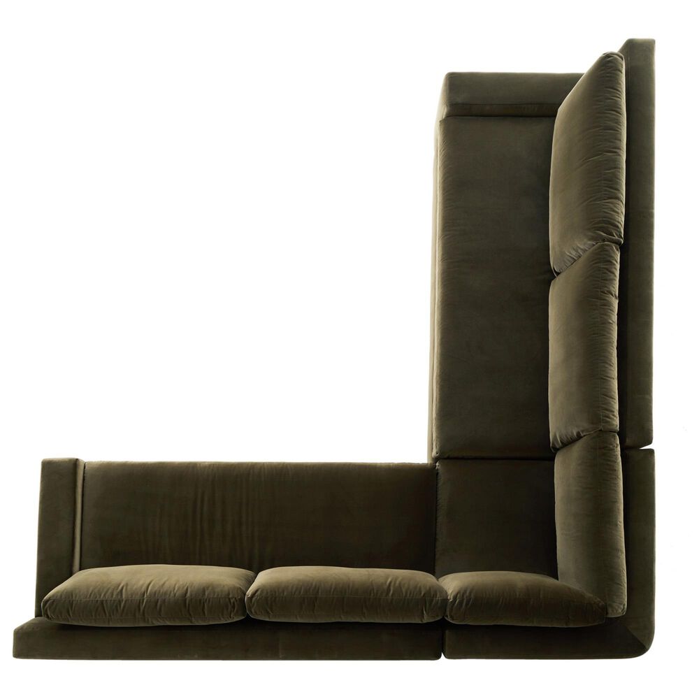 Four Hands Yelena 3-Piece Sectional in Surrey Olive-Aged Sienna, , large