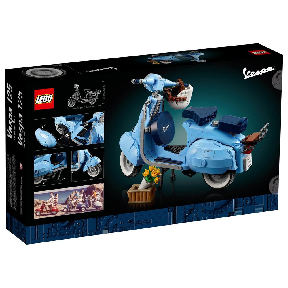 LEGO Vespa 125 Scooter Building Set in Pastel Blue, , large