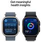 Apple Watch Ultra 3 (GPS+Cellular) 49mm Titanium Case with Anchor Blue Ocean Band in Natural and 2-Year AppleCare+, , large