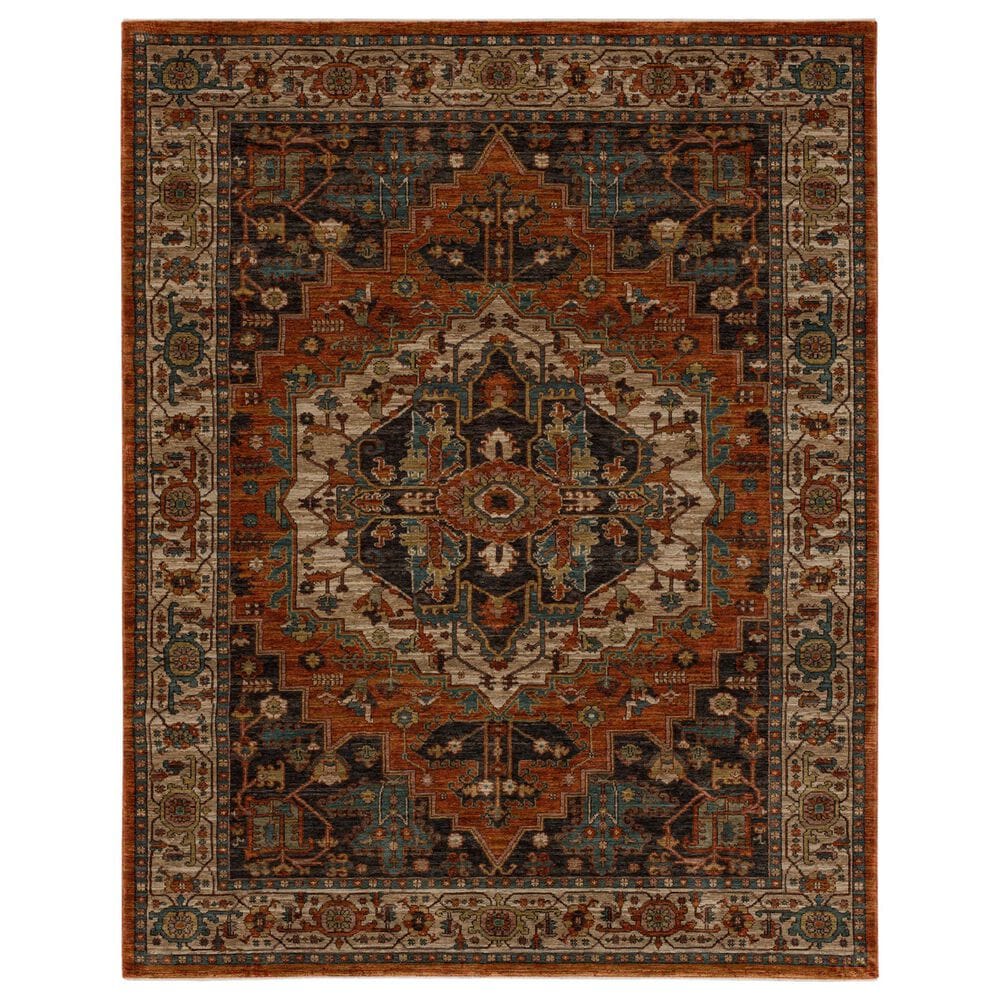 Karastan Shalimar Zoya Cinnabar 8" x 10" Area Rug, , large