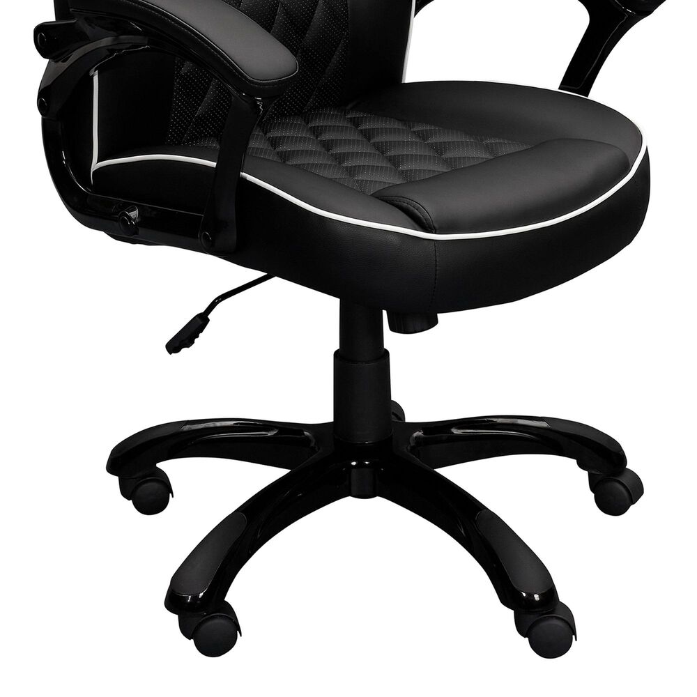 Rta Products Llc High Back Executive Sport Race Office Chair in Black, , large