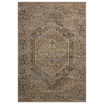 Magnolia Home Mona Bark and Sunrise 7"6" Round Area Rug, , large