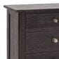 Hooker Furniture Driftwood King Panel Bed with Two Nightstands in Burnt Timber, , large