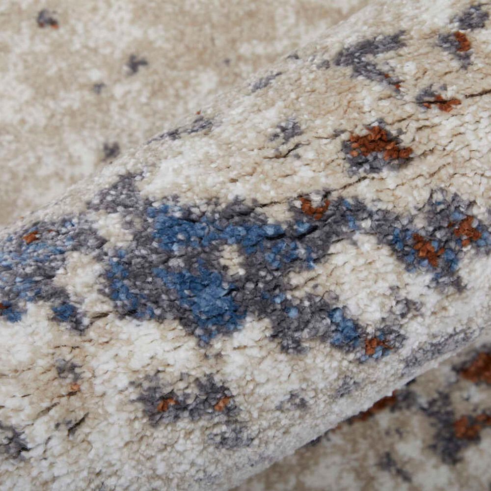 Feizy Gilmore Ivory and Rust 9' x 12' Area Rug, , large