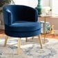Baxton Studio Baptiste Accent Chair in Navy Blue, , large