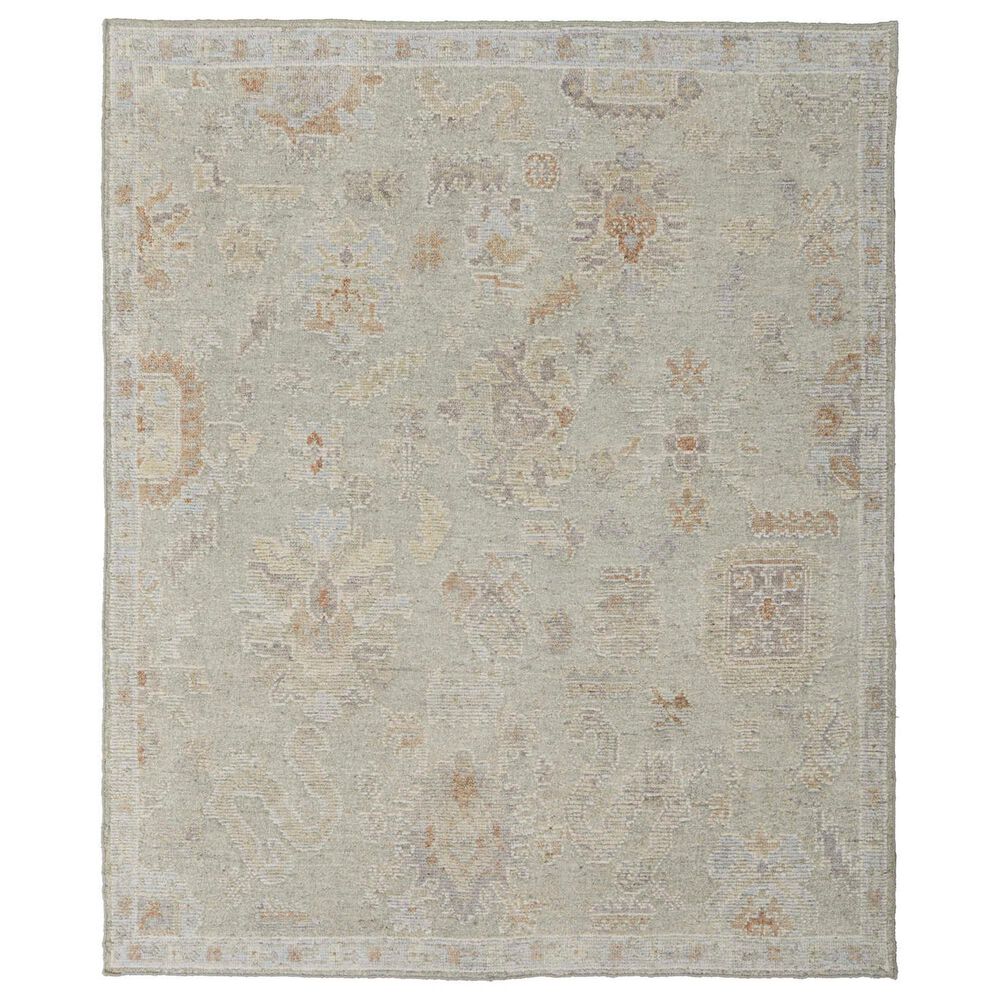 Feizy Grafton 5"6" x 8"6" Gray and Green Area Rug, , large