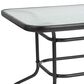 Flash Furniture Lila 7-Piece Patio Dining Set in Black, , large