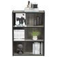 HOMLUX 3-Tier Open Shelf Bookcase in French Oak, , large