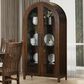 Trailway Llc Bourbon Trail Curved 2-Door Hutch in Turkish Coffee, , large