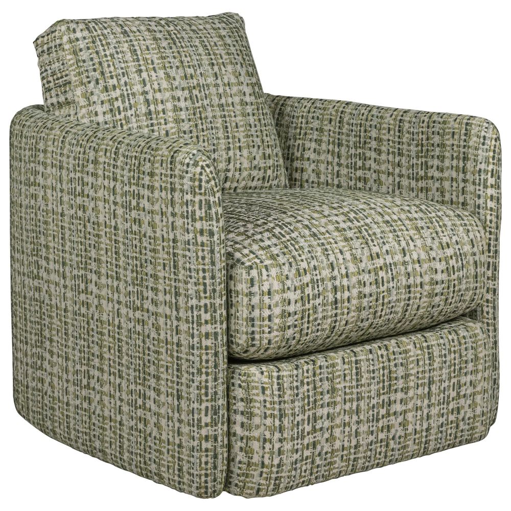 Fulton Home Piper 2 Swivel Chair in Mazzy Emerald, , large