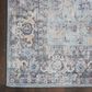 57 Grand by Nicole Curtis Series 1 2" x 6" Light Grey and Blue Runner, , large
