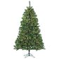 The Gerson Company 7" Pre-Lit Artificial Montana Pine with White Lights in Green, , large